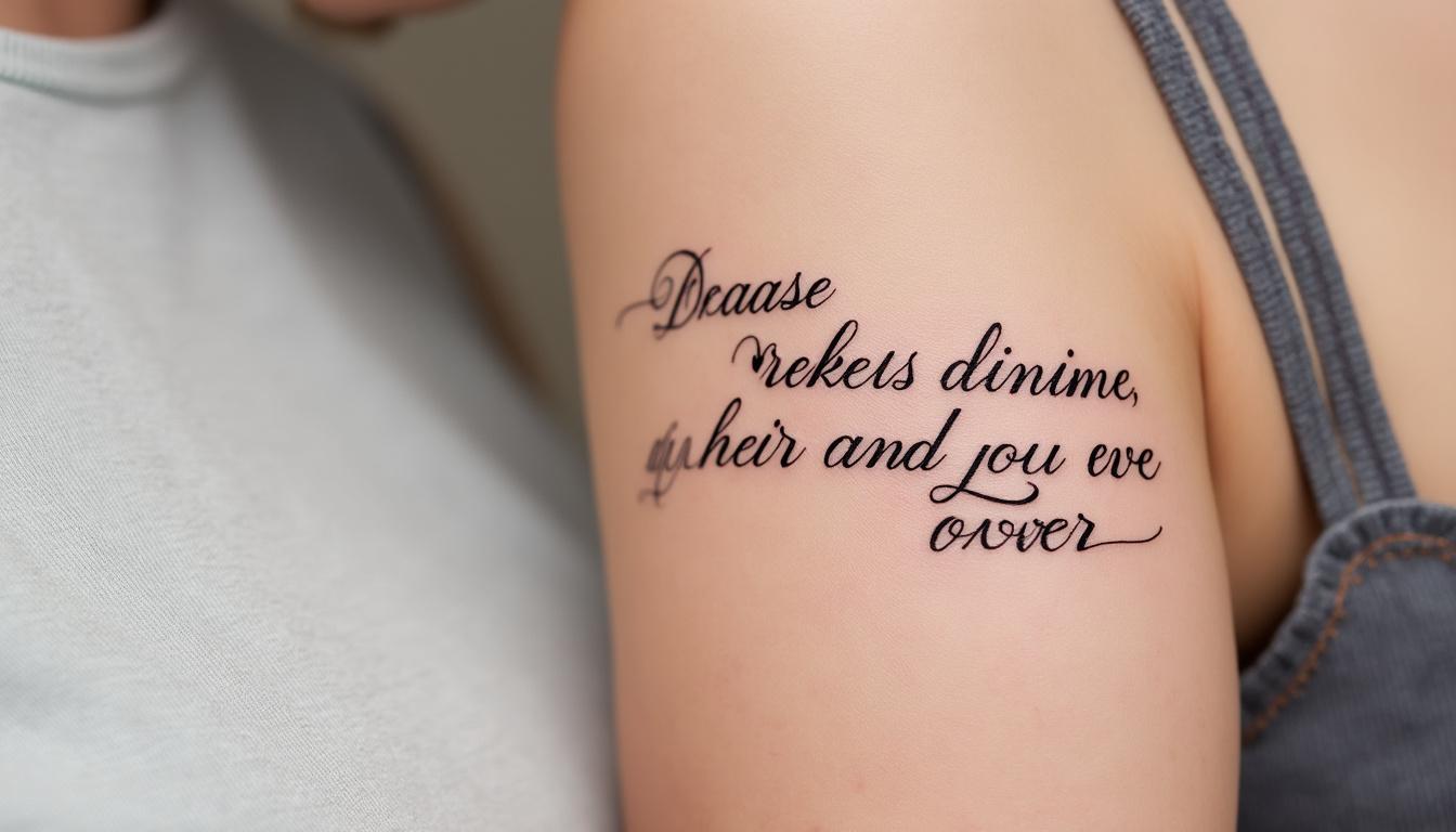 découvrez des idées de phrases à vous faire tatouer pour symboliser l’amour éternel. inspirez-vous de notre sélection de citations qui rendent hommage aux sentiments durables et sincères.