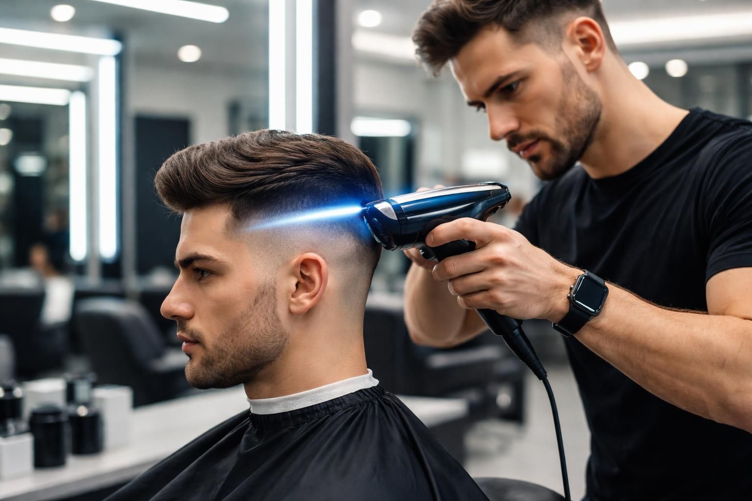 découvrez les secrets du dégradé laser, une technique de coiffure révolutionnaire qui allie précision et style pour un look impeccablement moderne.
