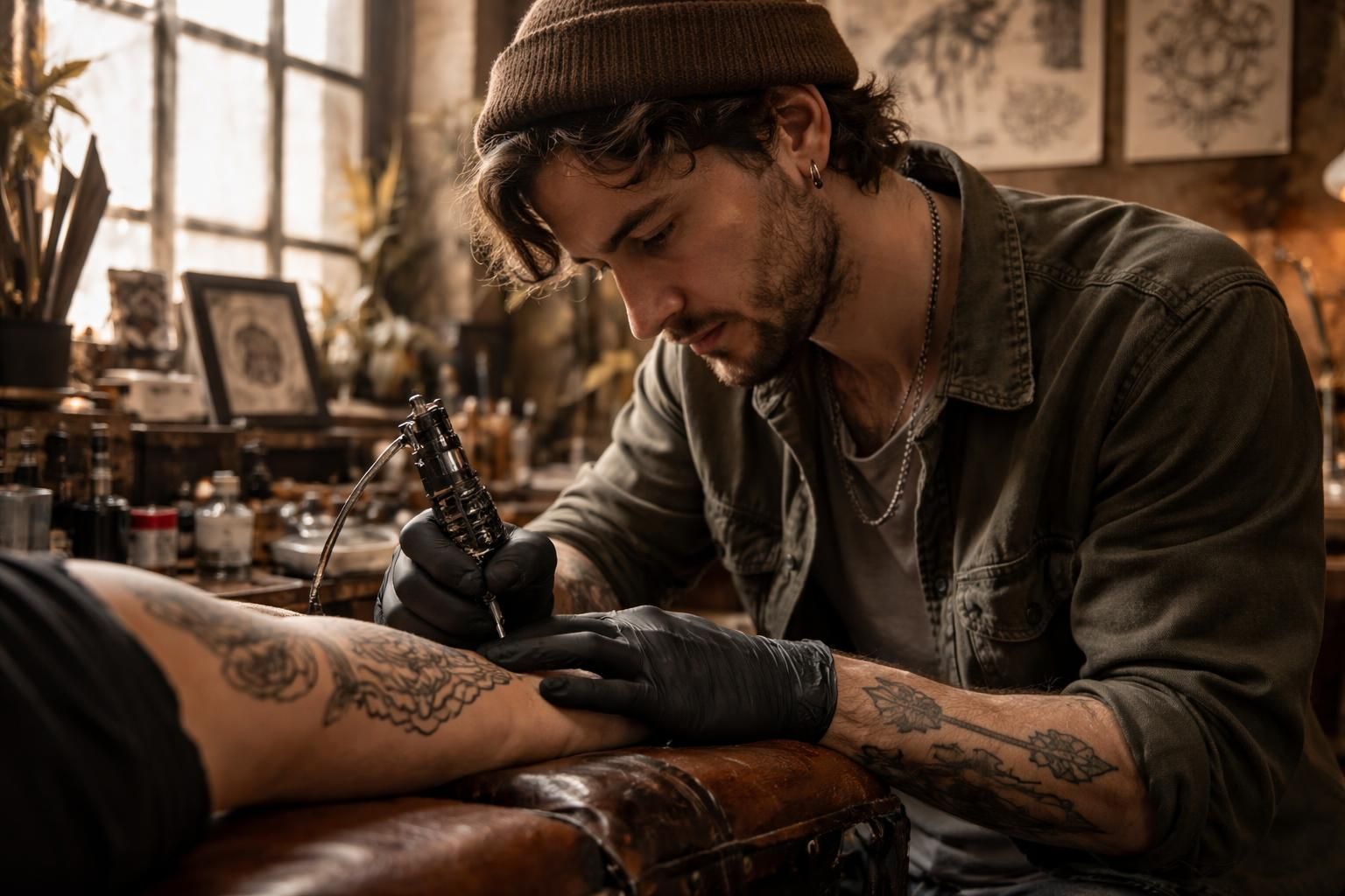 découvrez l'univers créatif d'un tatoueur passionné à la flèche, entre art et expression unique, où chaque tatouage raconte une histoire.